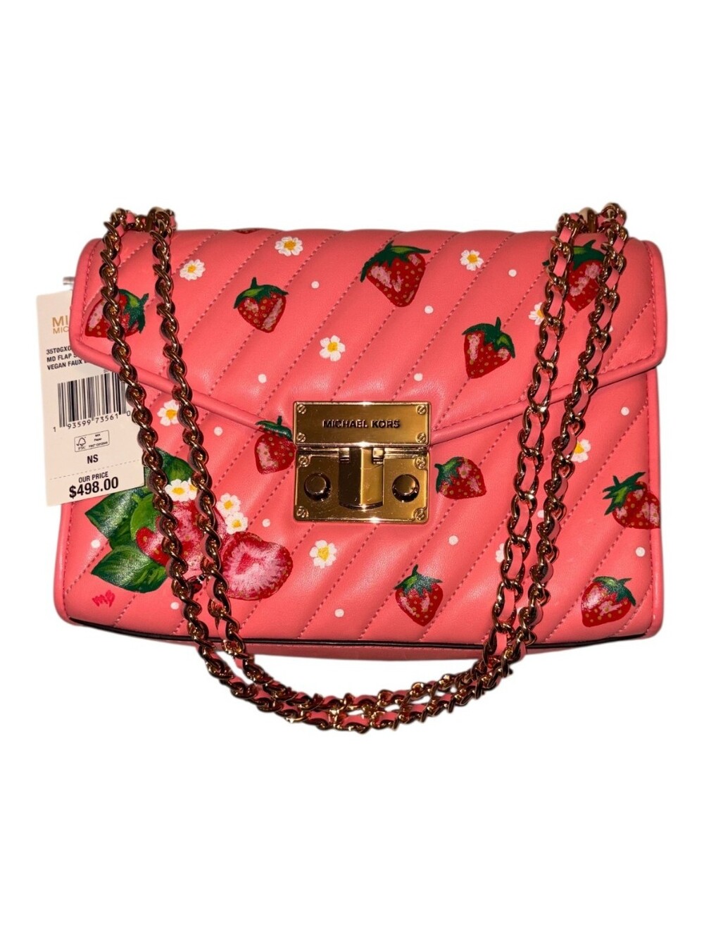 Michael Kors Custom Strawberry Quilted Bag 🍓